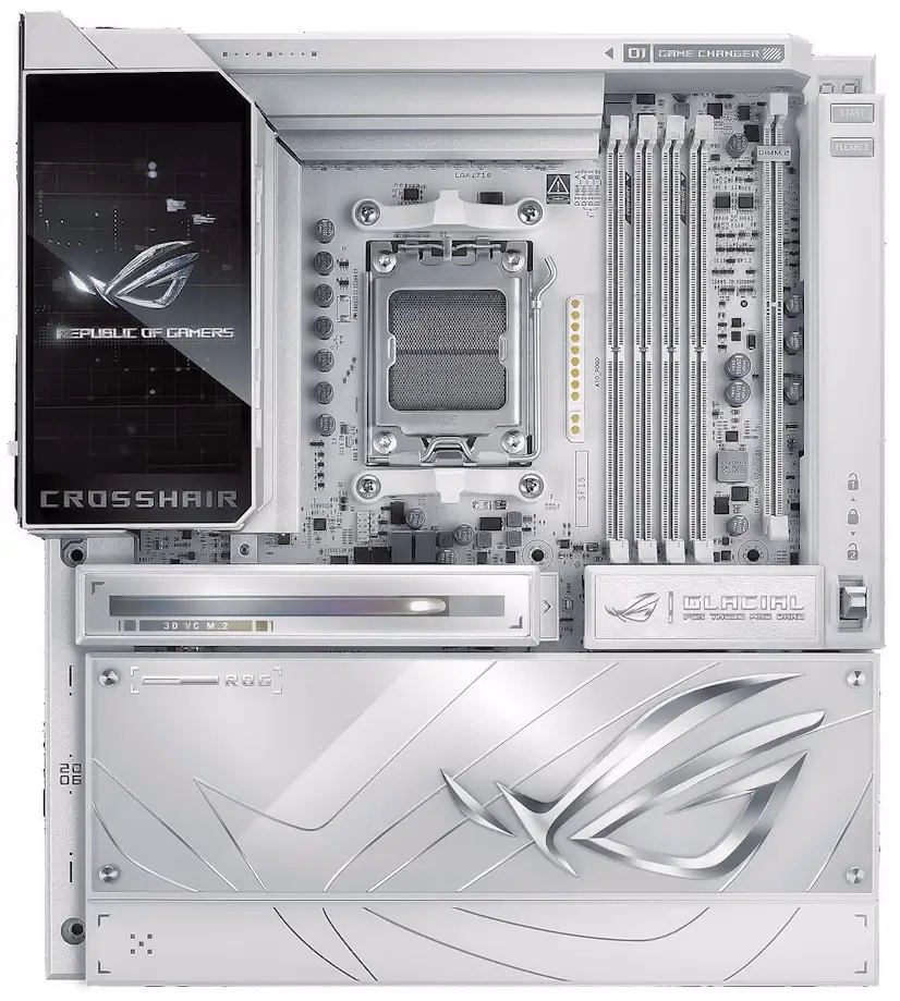 Buitrago del Lozoya PC - Montaje Placa Base ASUS ROG CROSSHAIR X870E GLACIAL Buitrago del Lozoya